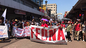 Universitarios marcharon por el FEES